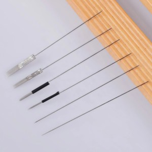 1R/3R/5R/5F/7F Microblading Caridge Needle Tattoo Needle & Caps Semi-permanent Big Tips Blades for Machine